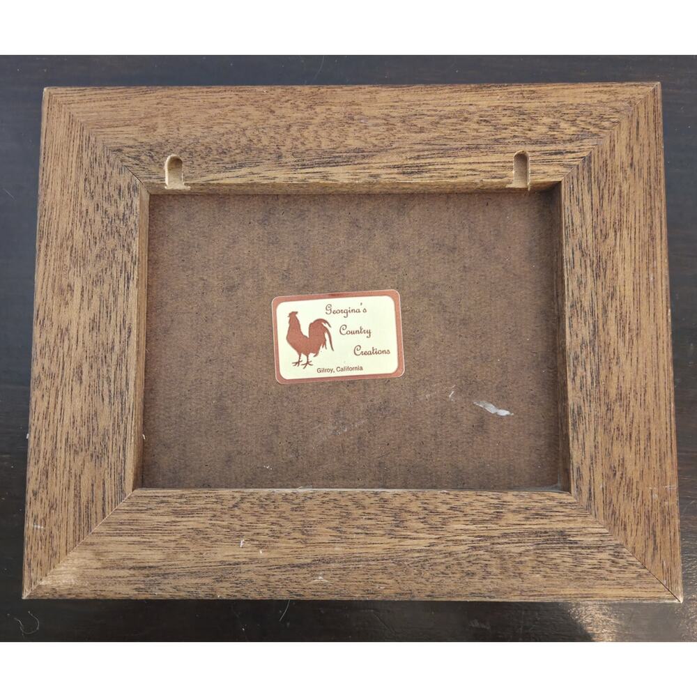 Siamese Cat Wall-Mounted Key Rack Wood Framed Tile Georgina's Country Creations - Picture 5 of 6